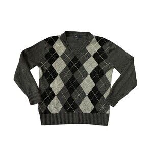 Gap Kids Boys Argyle Sweater Size 6-7